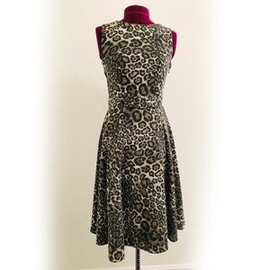 [Zara] Leopard Print Sleeveless Dress